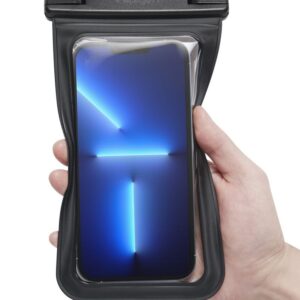 Αδιάβροχη Θήκη Universal έως 6,8" Waterproof Spigen A601 Διαφανές - Μαύρο