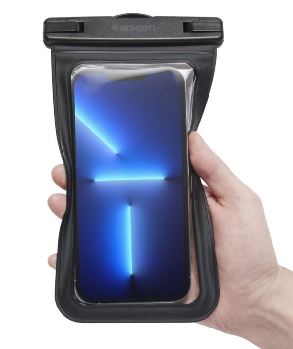 Αδιάβροχη Θήκη Universal έως 6,8" Waterproof Spigen A601 Διαφανές - Μαύρο