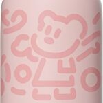 Techsuit Μπουκάλι Ανοξείδωτο Θερμός 520ml Ροζ