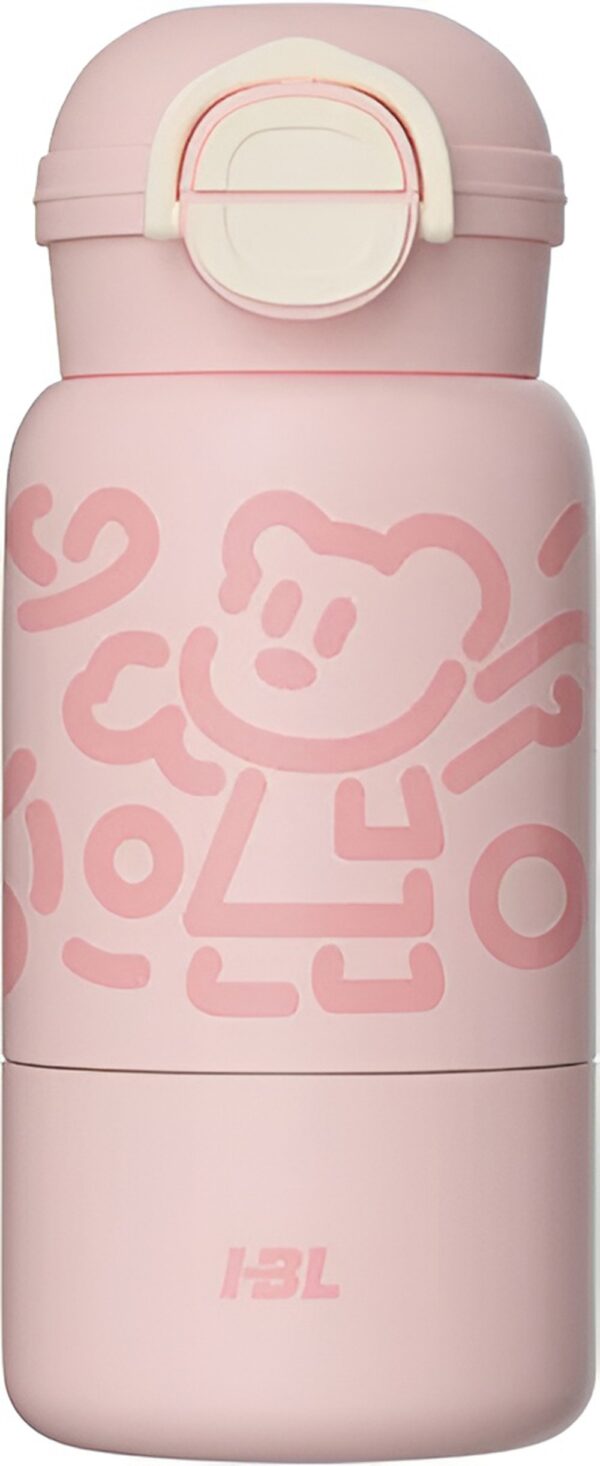 Techsuit Μπουκάλι Ανοξείδωτο Θερμός 520ml Ροζ