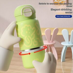 Techsuit Μπουκάλι Ανοξείδωτο Θερμός 520ml Ροζ