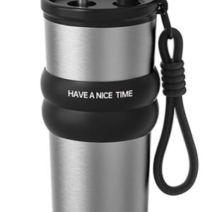 Techsuit Μπουκάλι Ανοξείδωτο Θερμός 710ml Γκρι