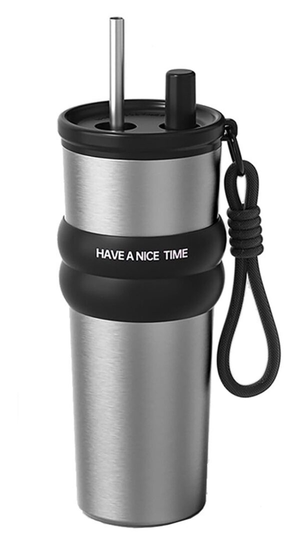 Techsuit Μπουκάλι Ανοξείδωτο Θερμός 710ml Γκρι