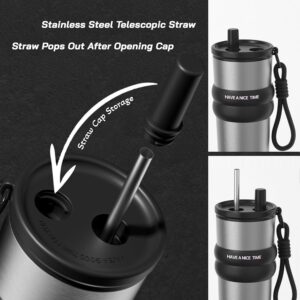 Techsuit Μπουκάλι Ανοξείδωτο Θερμός 710ml Γκρι