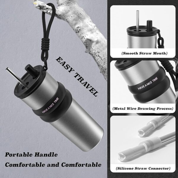 Techsuit Μπουκάλι Ανοξείδωτο Θερμός 710ml Μαύρο