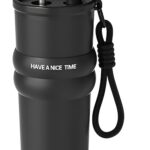 Techsuit Μπουκάλι Ανοξείδωτο Θερμός 710ml Μαύρο