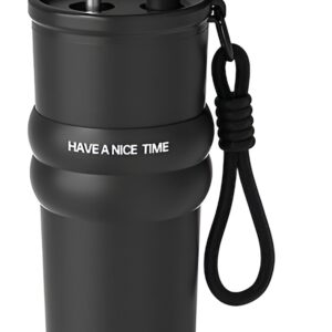 Techsuit Μπουκάλι Ανοξείδωτο Θερμός 710ml Μαύρο