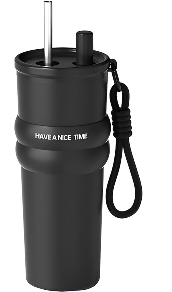 Techsuit Μπουκάλι Ανοξείδωτο Θερμός 710ml Μαύρο