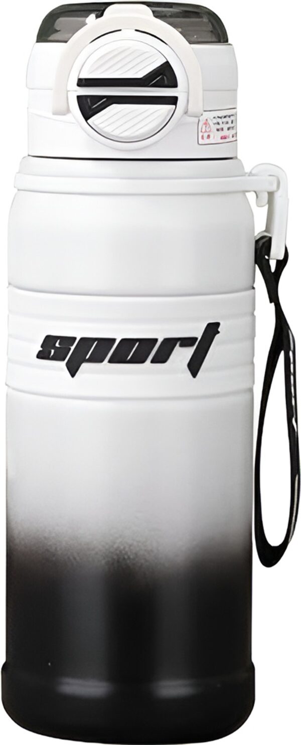 Techsuit Μπουκάλι Ανοξείδωτο Θερμός 680ml Λευκό