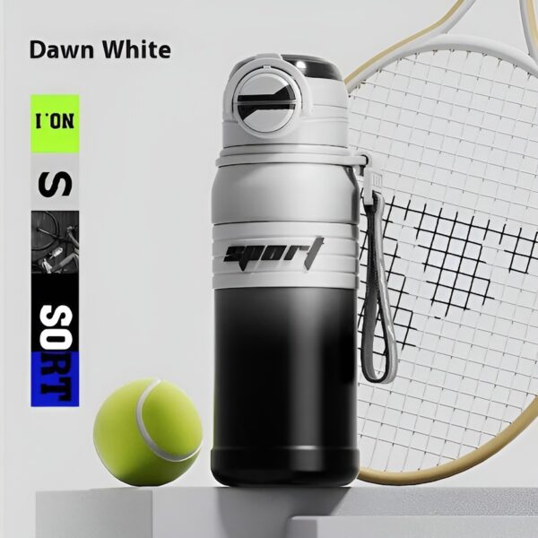 Techsuit Μπουκάλι Ανοξείδωτο Θερμός 680ml Λευκό