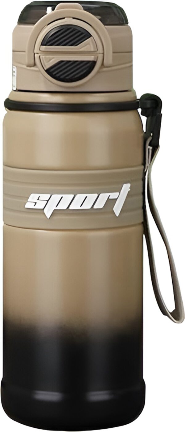 Techsuit Μπουκάλι Ανοξείδωτο Θερμός 680ml Καφέ