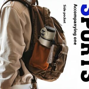 Techsuit Μπουκάλι Ανοξείδωτο Θερμός 680ml Καφέ