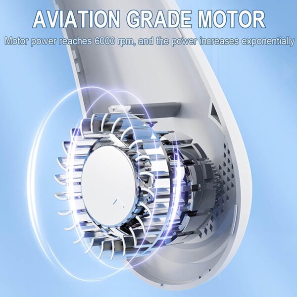 Techsuit H6 Φορητό Ανεμιστηράκι Λαιμού 1200mAh Πράσινο