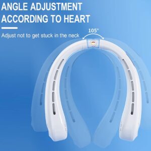 Techsuit H6 Φορητό Ανεμιστηράκι Λαιμού 1200mAh Λευκό