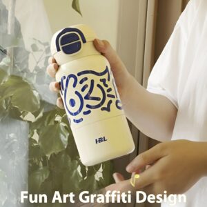 Techsuit Μπουκάλι Ανοξείδωτο Θερμός 520ml Πράσινο