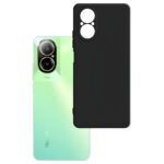 Forcell Realme C67 Matt Θήκη Σιλικόνης - Black