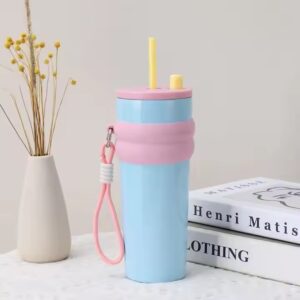 Techsuit Μπουκάλι Ανοξείδωτο Θερμός 710ml Ανοιχτό Μπλε