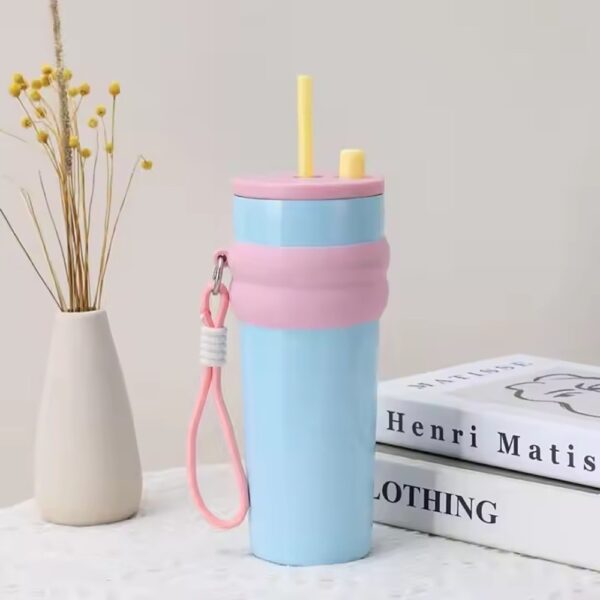 Techsuit Μπουκάλι Ανοξείδωτο Θερμός 710ml Ανοιχτό Μπλε