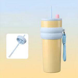 Techsuit Μπουκάλι Ανοξείδωτο Θερμός 710ml Κίτρινο