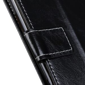 Θήκη Huawei P Smart 2021 Βιβλίο Μαύρο Retro Crazy Horse Texture Horizontal Flip Case Black