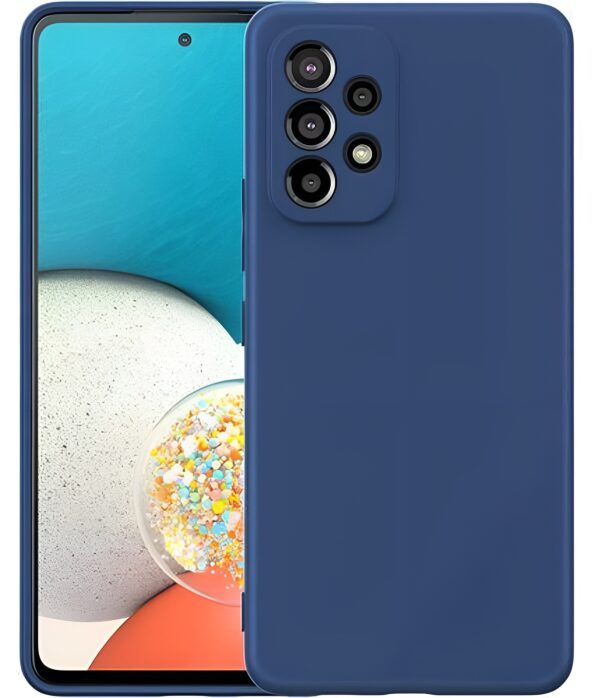 Forcell Samsung Galaxy A72 4G / A72 5G Soft Touch Silicone Θήκη Σιλικόνης - Dark Blue