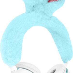 GJBY Rabbit On-Ear Ενσύρματα Ακουστικά με Βύσμα 3.5mm Γαλάζιο