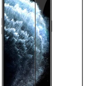 iPhone 12 Pro Max Προστασία Οθόνης Με Μαύρο Περίγραμμα 5D Full Face Tempered Glass