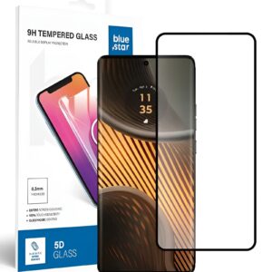 Motorola Edge 50 Pro Προστασία Οθόνης με Μαύρο Περίγραμμα Blue Star 5D Full Glue Tempered Glass