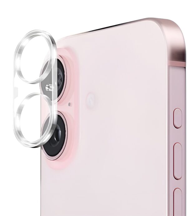 iPhone 16 Plus Προστασία Κάμερας 5D Full Face Tempered Glass Camera iPhone 16 Plus Προστασία Κάμερας 5D Full Face Tempered Glass Camera