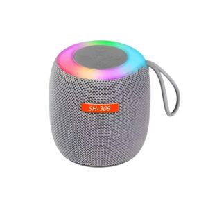 Tradesor SH-309 Φορητό Mini Ηχείο Bluetooth 3W με Διάρκεια Μπαταρίας έως 1.5 ώρες Γκρι