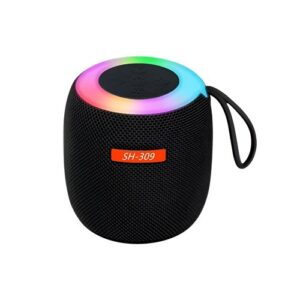 Tradesor SH-309 Φορητό Mini Ηχείο Bluetooth 3W με Διάρκεια Μπαταρίας έως 1.5 ώρες Μαύρο