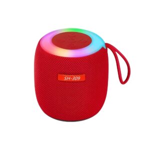 Tradesor SH-309 Φορητό Mini Ηχείο Bluetooth 3W με Διάρκεια Μπαταρίας έως 1.5 ώρες Κόκκινο