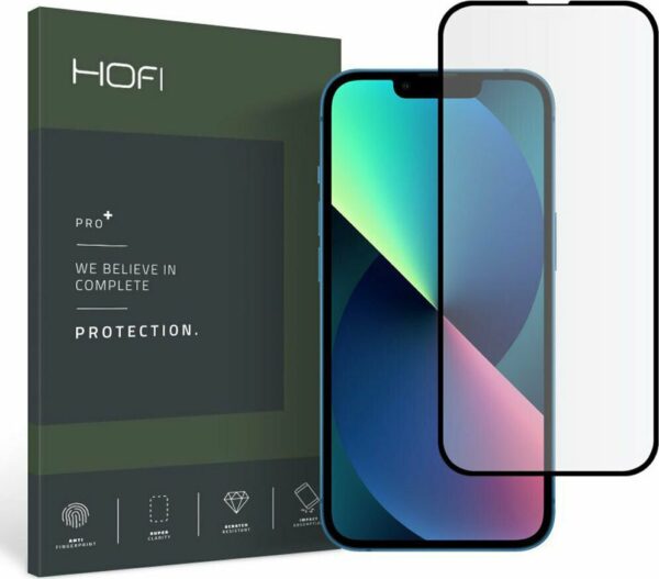 iPhone 13 Pro Max Προστασία Οθόνης με Μαύρο Περίγραμμα Hofi Glass Pro+ Full Face Tempered Glass