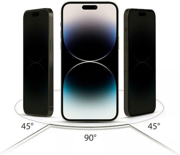 iPhone 16 Pro / iPhone 17 Προστασία Οθόνης Φιμέ 2 Pack Hofi Privacy Anti Spy Glass Full Face Tempered Glass