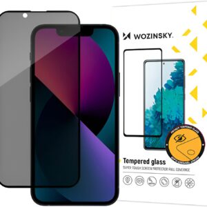 iPhone 13 Pro Max Προστασία Οθόνης Φιμέ Wozinsky Privacy Full Glue Tempered Glass