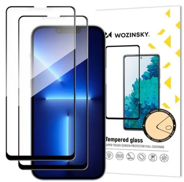 Xiaomi Redmi 14C / Poco C75 / Poco M7 Προστασία Οθόνης με Μαύρο Περίγραμμα 2 TEMAXIA Wozinsky Full Glue Tempered Glass