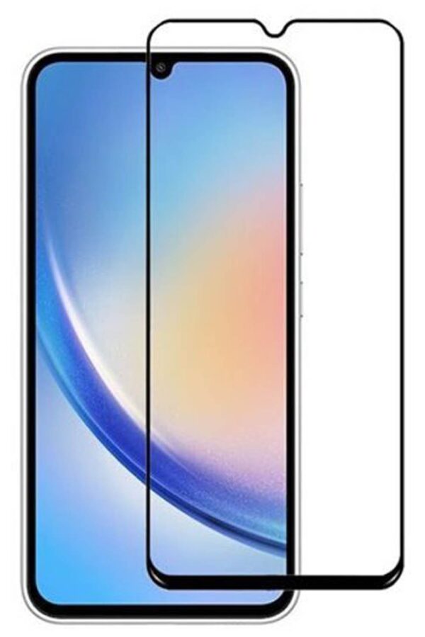 Samsung Galaxy A26 5G Προστασία Οθόνης με Μαύρο Περίγραμμα 5D Full Face Tempered Glass
