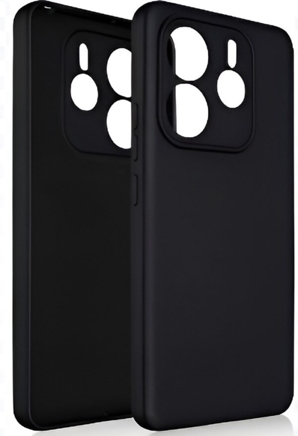 Forcell Xiaomi Redmi Note 14 4G Θήκη Σιλικόνης - Black