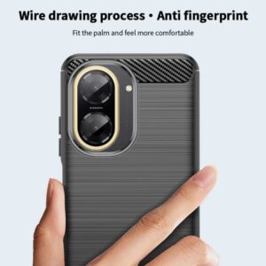 Forcell Xiaomi Redmi A5 4G Brushed Carbon Θήκη Σιλικόνης - Black