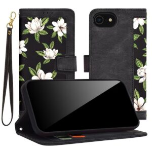 Techsuit iPhone SE 4 2024 Flipcraft Θήκη Βιβλίο με Σχέδιο - Flowers of the Dawn