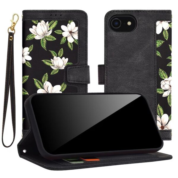 Techsuit iPhone SE 4 2024 Flipcraft Θήκη Βιβλίο με Σχέδιο - Flowers of the Dawn