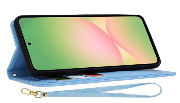 Techsuit Samsung Galaxy A56 5G Flipcraft Θήκη Βιβλίο με Σχέδιο - Vibrant Blue