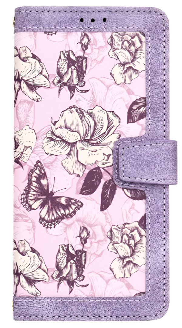 Techsuit Samsung Galaxy A56 5G Flipcraft Θήκη Βιβλίο με Σχέδιο - Mysterious Purple