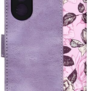 Techsuit Samsung Galaxy A56 5G Flipcraft Θήκη Βιβλίο με Σχέδιο - Mysterious Purple