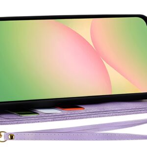 Techsuit Samsung Galaxy A56 5G Flipcraft Θήκη Βιβλίο με Σχέδιο - Mysterious Purple