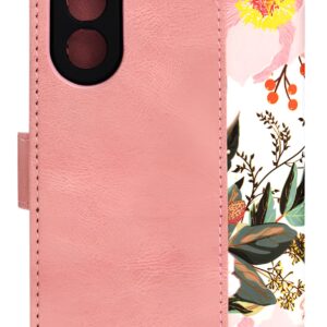 Techsuit Samsung Galaxy A56 5G Flipcraft Θήκη Βιβλίο με Σχέδιο - Sweetheart Pink