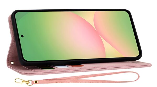 Techsuit Samsung Galaxy A56 5G Flipcraft Θήκη Βιβλίο με Σχέδιο - Sweetheart Pink