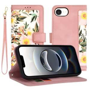 Techsuit iPhone SE 4 2024 Flipcraft Θήκη Βιβλίο με Σχέδιο - Sweetheart Pink