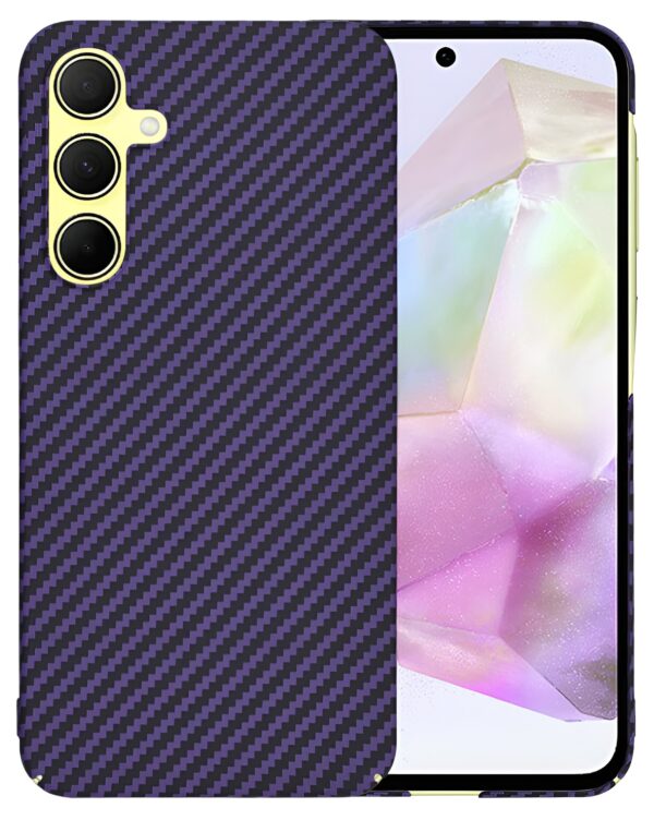 Techsuit Samsung Galaxy A35 5G Carbonite Fibershell Θήκη Σκληρή - Purple
