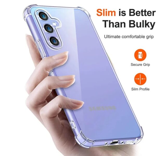 Techsuit Samsung Galaxy A35 5G Shockproof Θήκη Σιλικόνης - Διάφανη